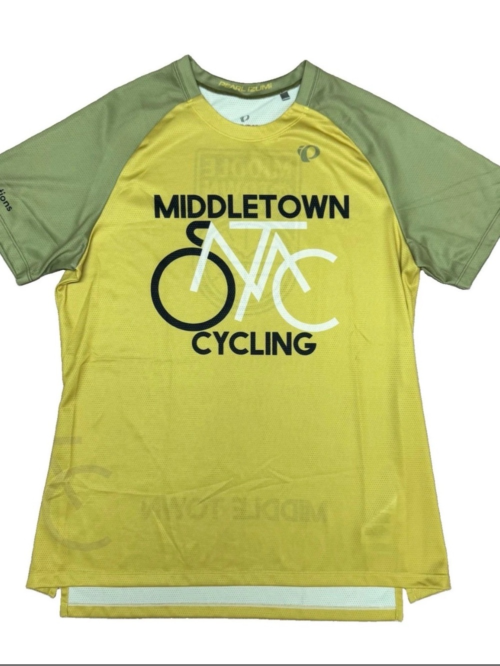 Pearl Izumi Middletown Cycling women's Short Sleeve Jersey - Yellow/Olive L